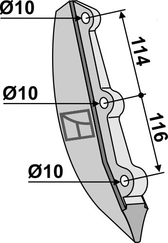 Wedge for seed share