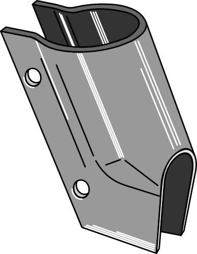 Single bracket for fertilizer share