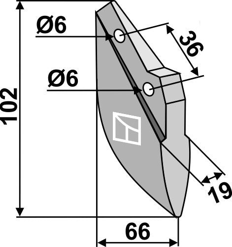 Wedge for seed shares