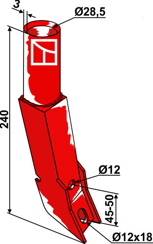 Seed tube