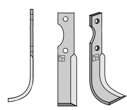 Blade 175x30mm, right