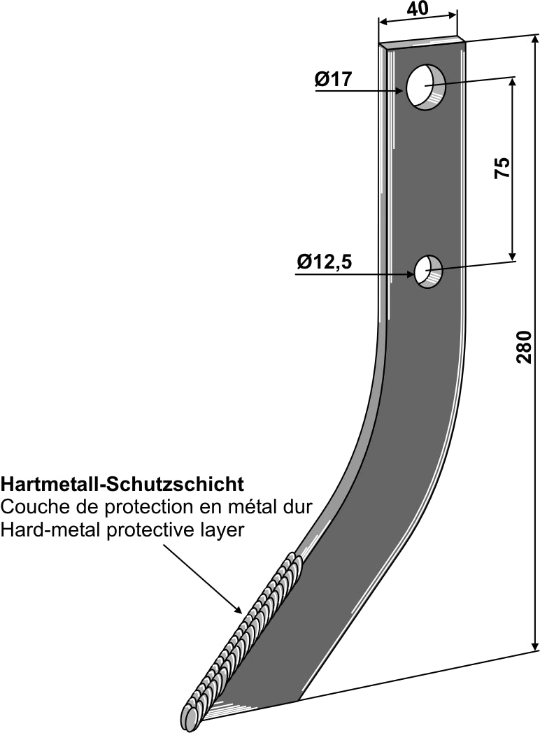 Row cutter hook