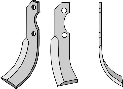 Blade 200x40mm, right