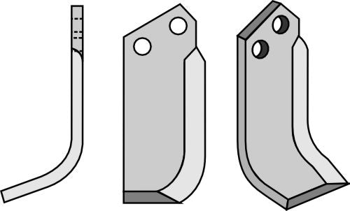 Blade 115x40mm, left