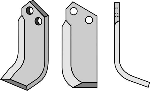 Blade 115x40mm, right
