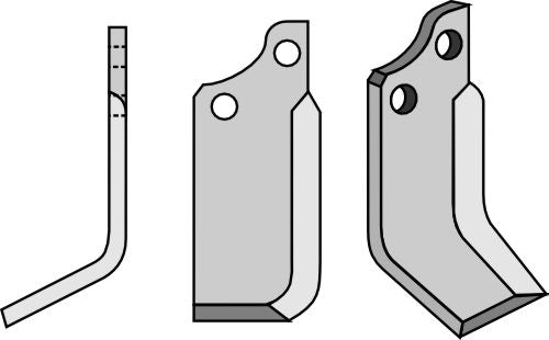 Blade 130x40mm, left