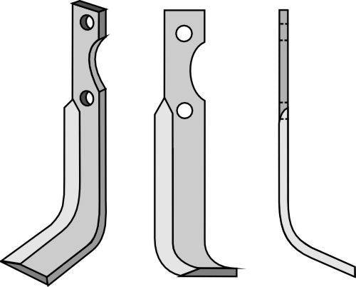 Blade 185x25mm, right