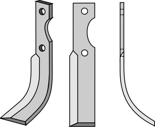 Blade 207x40mm, right
