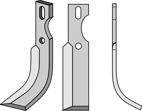 All-purpose blade 230x45mm, right