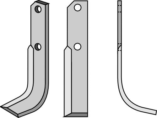 Blade 185x30mm, right