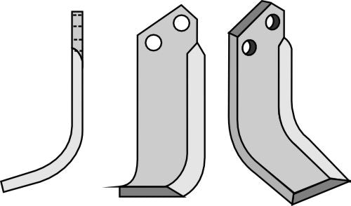 Blade 130x50mm, left
