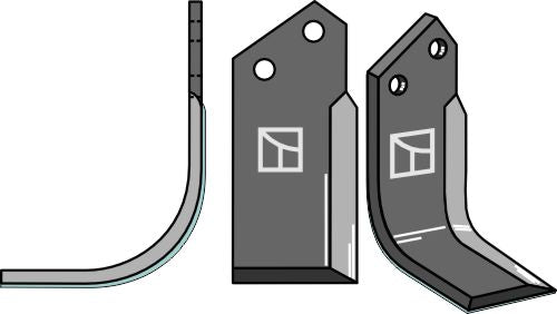 Blade 108x80mm, left - DURAFACE