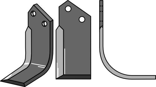 Blade 180x80mm, right