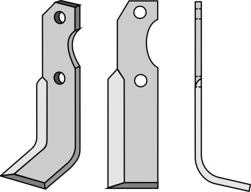 Blade 220x40mm, right