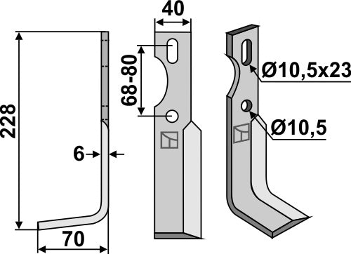 All-purpose Blade, left
