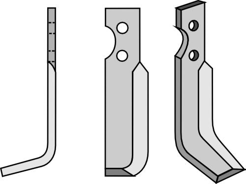 Blade 125x30mm, left