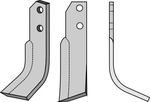 Blade 178x50mm, right