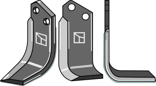 Blade DURAFACE 180x80mm, right