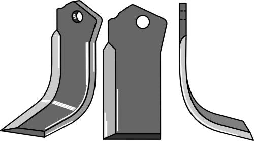 Blade 200x80mm, right