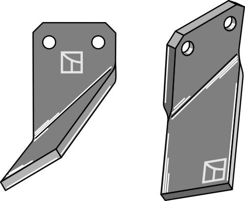 Blade 180x90mm, left