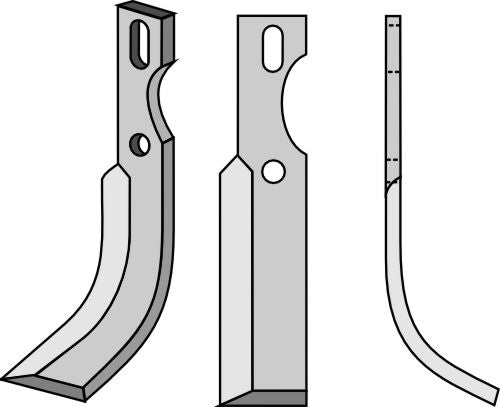 All-purpose Blade 200x35mm, right
