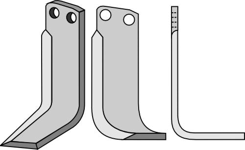 Blade 190x80mm, right