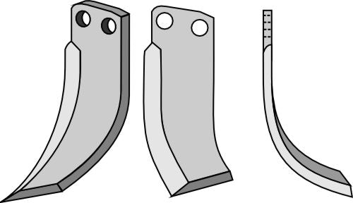 Blade 192x80mm, right