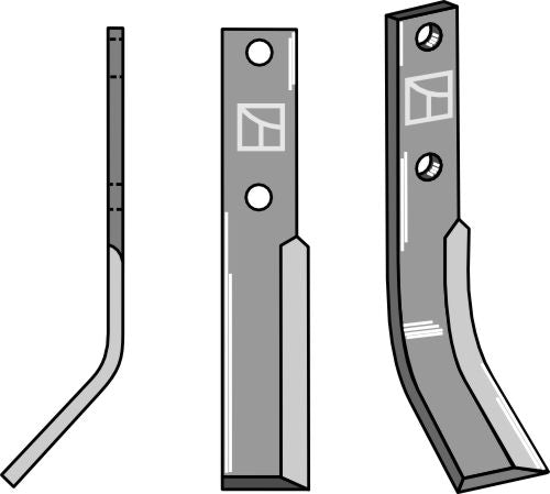 Rotary tine 290x35mm, left