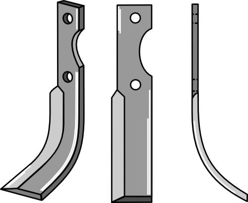 Blade 205x40mm, right