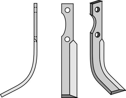 Blade 192x25mm, left