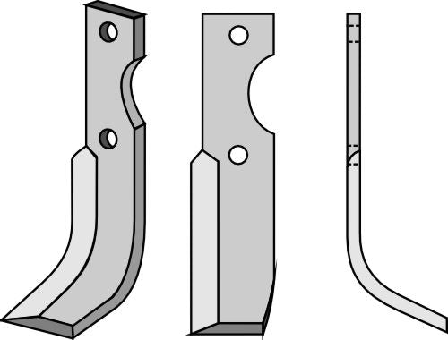 Blade 185x40mm, right