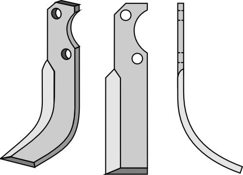 Blade 215x45mm, right