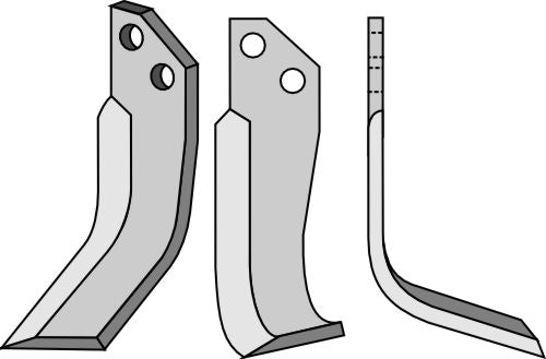 Blade 165x60mm, right