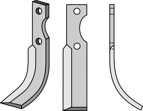 Blade 190x30mm, right