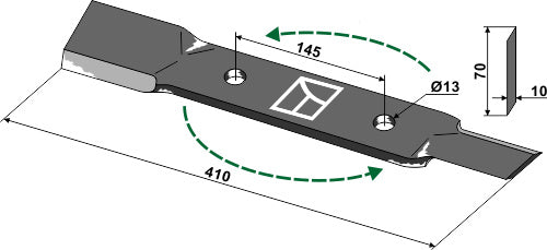 Mover-blade 410mm - left