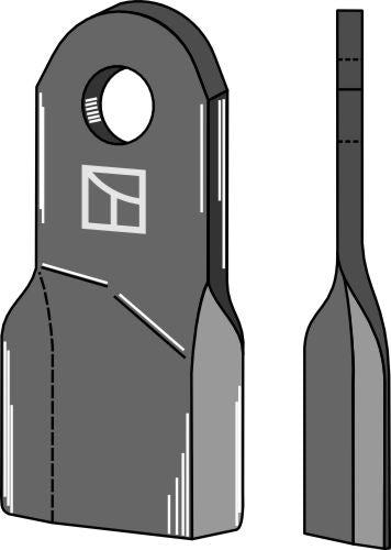 Flail 155x60mm, left
