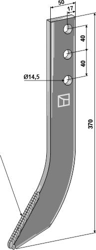 Row cutter hook