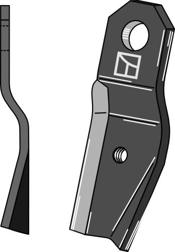 Comminution blade 225x80mm