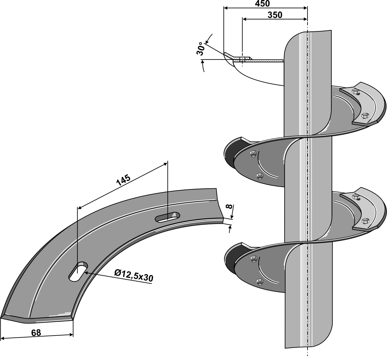 Snail segment - right model