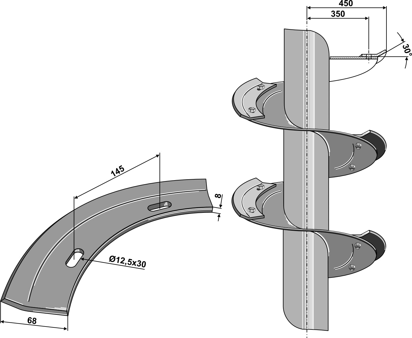 Snail segment - left model