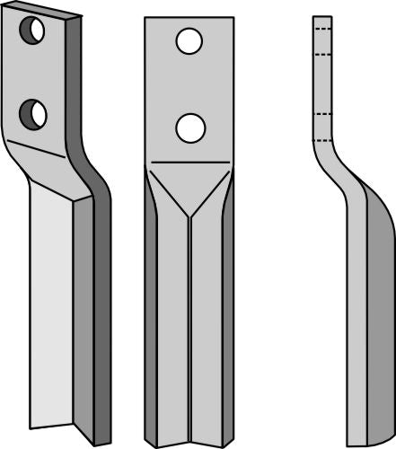 Rotary tine 225x50mm