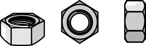 Nut M10x1,5 galvanized