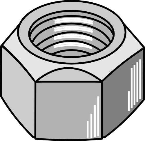 All-metal nut with squeezing device M14x2 - DIN980 galv. 10.9