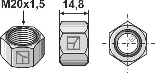Nut M20