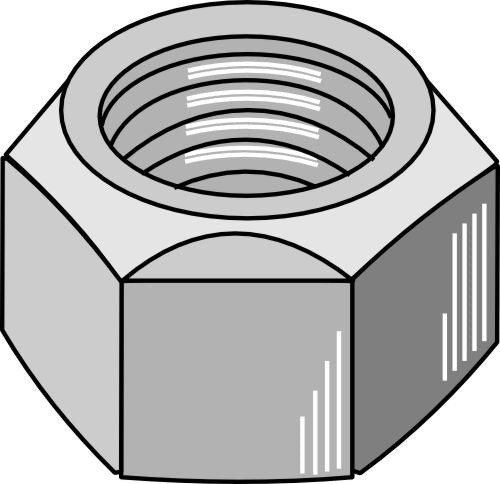 All-metal nut with squeezing device M20 - DIN980 galv. 10.9