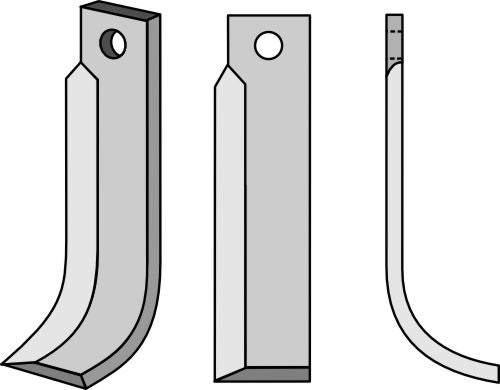 Blade 195x40mm, right
