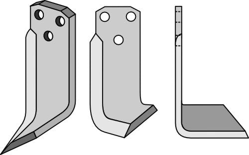 Blade 223x75mm, right