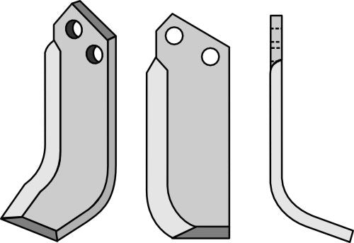 Blade 195x60mm, right
