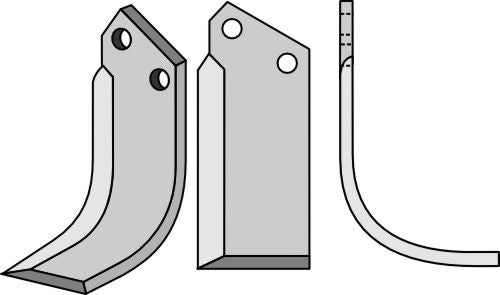 Blade 155x75mm, right