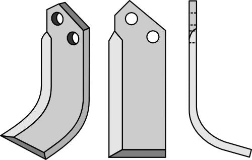 Blade 135x60mm, right